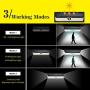 Solar Motion Sensor Lights Outdoor JACKYLED Super Bright 118 LED Porch Lights with Larger Solar Panel Waterproof Wireless Wall Mount Security Lighting for Garden Yard Garage Front Door 4-Pack,