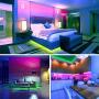 Led strip lights 32.8ft RGB led lights 5050 Led strips Jeryyen Smart Led lights Strip Music sync Color Changing Lights with 44key Remote and App control Led Lights for Bedroom Tv Home Party Decoration