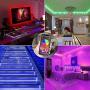 HRDJ Led Strip Lights 65.6 Feet, Music Sync Color Changing Led Light Strip 5050 SMD Flexible Rope Lights with 24Key Remote APP Control Led Lights for Bedroom Party