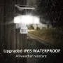 Solar Security Lights Outdoor, Sonata Super Bright LED Solar Motion Sensor Light with 3 Adjustable Heads, 1500LM 6000K IP65 Waterproof Flood Light for Backyard, Pathway and Patio Solar Security Lights Outdoor, Sonata Super Bright LED Solar Motion Sensor Light with 3 Adjustable Heads, 1500LM 6000K IP65 Waterproof Flood Light for Backyard, Pathway and Patio