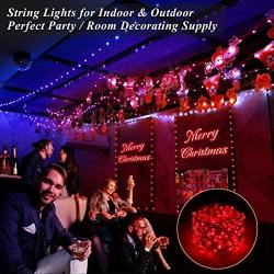 Fairy String Lights USB Remote Control, 33ft 100 LED Soft Bright Color Changing Strip String Lights with Timing Function for Indoor Outdoor Bedroom Patio Wedding Party Backgroud Lighting Decor