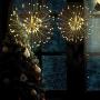 Firework Lights, 8 Pack Starburst Lights LED Copper Wire Fireworks Lights Fairy Lights Christmas Fireworks Hanging Dimmable String 8 Modes Waterproof with Remote Control for Christmas Wedding Garden