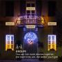 Twinkly - TWS400GOP Gold Edition 400 Amber and White LED String Lights - App-Controlled LED Christmas Lights with Green Cable (105ft) - IoT Enabled - Indoor/Outdoor Party Decorations