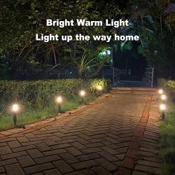 VOLISUN 8-Pack Outdoor LED Landscape Lighting,3W 12V Low Voltage Pathway Lights,Outdoor Waterproof Garden Lights, Aluminum Housing ETL Listed,CRI 90+,3000K Warm White for Driveway Sidewalk