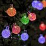 Color Changing Christmas Globe String Lights USB Plug 8 Modes 33 Feet 100 Led Crystal Ball String Lights Waterproof Fairy Lights for Bedroom Indoor Outdoor Party Warm White and Multicolored