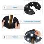 OYOCO Patio Umbrella Light 3 Brightness Modes Cordless 28 LED Lights at 200 lumens-4 x AA Battery Operated,Umbrella Pole Light for Patio Umbrellas,Camping Tents or Indoor Use (Black)
