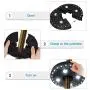 OYOCO Patio Umbrella Light 3 Brightness Modes Cordless 28 LED Lights at 200 lumens-4 x AA Battery Operated,Umbrella Pole Light for Patio Umbrellas,Camping Tents or Indoor Use (Black)