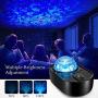Nebula Projector for Bedroom Adult, Led Galaxy Lamp Cloud Moon Real Star Wave Ocean Space Water Sensory Lights Autism, Bluetooth Starlight Sky Lite Toddler Room Kids Night Light Christma Gift - Remote
