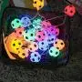 LED String Light, Home Decoration Fairy Light String Light, Football Soccer Shaped Fairy Lights for Garden Home Easter Carnival Parties(Multicolor)
