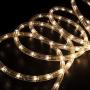 WYZworks LED Rope Lights 300 feet Warm White 3/8'' | UL & ETL Certified IP65 Water Resistant Flexible Accent Holiday Christmas Venue Decoration Indoor/Outdoor Lighting