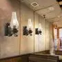 LightInTheBox Retro Rustic Nordic Glass Wall Lamp Bedroom Bedside Wall Sconce Vintage Industrial Wall Light Fixtures (2 pcs)