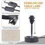 USB Bedside Table Lamp, Comzler Modern Nightstand Lamp with USB Port to Recharge Your Devices,LED Bulb Included,Fabric Shade,Ambient Light Bedside Desk Lamp for Bedroom USB Bedside Table Lamp, Comzler Modern Nightstand Lamp with USB Port to Recharge Your Devices,LED Bulb Included,Fabric Shade,Ambient Light Bedside Desk Lamp for Bedroom