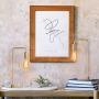 HAITRAL Modern Table Lamps - Bedside Desk Lamps for Bedroom, Living Room, Office, Gold (Witouth Bulb)