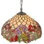 BAYCHEER Vintage Lovely Hanging Lamp 2 Lights Tiffany Pendant Lamp with Vibrant Stained Glass Shade for Dining Room, Kitchen Island, Bedroom BAYCHEER Vintage Lovely Hanging Lamp 2 Lights Tiffany Pendant Lamp with Vibrant Stained Glass Shade for Dining Room, Kitchen Island, Bedroom