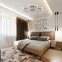 VINLUZ 10 Lights Modern Sputnik Chandelier Brushed Nickel Flush Mount Ceiling Light Contemporary Chandelier for Dining Room Living Room Kitchen