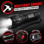 GearLight LED Tactical Flashlight S1000 [2 Pack] - High Lumen, Zoomable, 5 Modes, Water Resistant Light - Camping Accessories, Outdoor Gear, Emergency Flashlights