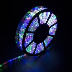 Diophros 50FT Rope Light, LED Strip Lights for Indoor Outdoor Rope Lighting Waterproof Decorative Lighting Backyards Garden and Party Decoration (Multicolor)