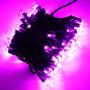 Joiedomi Purple LED Green Wire 100-count Christmas Light, Purple LED Lights for Indoor/Outdoor Christmas Decorations