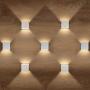 Ralbay Modern LED Wall Sconce Lighting Fixtures Aluminum 10W Warm White 3000k Up and Down Indoor Lighting for Living Room Bedroom Hallway Not Dimmable