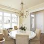 ISURAUL Large Chandelier for Dining Rooms, Antique Gold Light Fixture with Ten Crystal Pendants for Bedroom, Foyer, Kitchen and Living Room (6 Lights, 23’’ X 23’’ X 24’’)