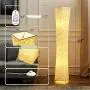 Floor Lamp, CHIPHY 64'' Tall Lamp, Dimmable and Color Changing LED Smart Bulbs and White Fabric Shade, with Remote Control, Standing Lamp for Living Room, Bedroom and Play Room Floor Lamp, CHIPHY 64'' Tall Lamp, Dimmable and Color Changing LED Smart Bulbs and White Fabric Shade, with Remote Control, Standing Lamp for Living Room, Bedroom and Play Room