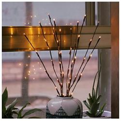 2 Pack Branch Lights - Led Branches Battery Powered Decorative Lights Tall Vase Filler Willow Twig Lighted Branch for Home Decoration Warm White - 30 Inches 20 LED Lights (Branches Light)