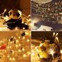 2-Pack Christmas String Lights Outdoor/Indoor, Super Bright 200 LED Christmas Tree Lights with 8 Modes, Waterproof Outdoor Fairy Lights for Wedding Party Bedroom Garden (Warm White)