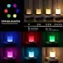 iFkoo Rechargeable Night Light with Hook, Touch Sensor Bedside Lamp for Bedroom, Living Room, Dimmable Warm White Light & Color Changing RGB Outdoor Table Lamp, Best Gifts for Baby, Kids, Adults