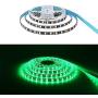 YUNBO LED Strip Light Green 520-525nm, 16.4ft/5m 300 Units Cuttable SMD 5050 Black PCB Board 12V Waterproof Flexible LED Tape Light for Boat, Car, Bar, Party, Holiday Decoration Lighting