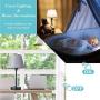 Focondot Touch Control Lamps, Built in 2 USB ports and 1 AC Outlet Bedside Table Lamp, Gray Nightstand Lamps Include 2 Dimmable Edison LED Bulbs, Ideal USB Lamps for Bedroom Living Room Office(2 Pack)