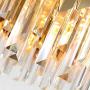 Modern K9 Crystal Chandelier,Raindrop Chandelier Lighting,Flush Mount Led Ceiling Light Pendant Lamp for Dining Room Bathroom Bedroom Livingroom