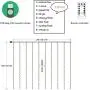 Window Curtain Lights, 8 Modes 300 LEDs USB Plug in Twinkle Fairy LED Copper Wire String Lights for Indoor Outdoor DIY Party Garden Home Festival Holiday Decorations, Warm White