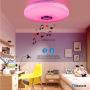 Horevo 36W LED Music Ceiling Light 2800-6000K with Bluetooth Speaker for Kids Room Bedroom, Color Changing Light 2120 LM with Remote Control Ceiling Lamp for Childrens Room