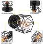 Licperron Semi-Flush Mount Ceiling Light E26 E27 Retro Black Industrial Ceiling Light Fixture for Porch Hallway Kitchen Farmhouse Lighting 2 Pack Licperron Semi-Flush Mount Ceiling Light E26 E27 Retro Black Industrial Ceiling Light Fixture for Porch Hallway Kitchen Farmhouse Lighting 2 Pack