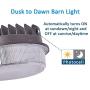 120W LED Barn Light, SZGMJIA 18000lm Dusk to Dawn Yard Light with Photocell,CREE LED 5000K Daylight, 700W MH/HPS Replacement, ETL&DLC Listed Waterproof for Outdoor Security/Area Light