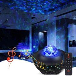 Galaxy Projector Star Light Projector for Bedroom, Galaxy 360 Pro Projector Galaxy Light Projector with Bluetooth Speaker, Galaxy Projector Lights for Bedroom Decoration Best Christmas Birthday Gifts