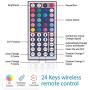 LED Strip Lights 32.8 ft, ESEYE IP65 Waterproof Flexible RGB Tape Lights Self Adhesive Multicolor 12V 5A 5050 300LEDs Neon Mood Ribbon Light kit for Room Kitchen TV Festival Illumination with Remote