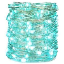 2 Pack Total 100LED 32ft String Lights Battery Powered with Copper Wire Decoration for Living Room Bedroom Garden Patio Indoor Outdoor Wedding Party Christmas Tree New Year,3AA Battery Opearted(Blue)