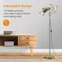 LEPOWER Metal Floor Lamp, Adjustable Goose Neck Standing Lamp with Heavy Metal Based, E26 Lamp Base, Torchiere Light for Living Room, Bedroom, Study Room and Office