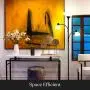 Brightech Sky Dome Double – High Brightness Torchiere Floor Lamp with 2 Reading Lights for Living Rooms, Bedrooms – Replace Halogen Standing Lamps with Efficient LED Office Lighting - Tall Black Pole