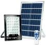 Solar LED Flood Light, 200W Dusk to Dawn Outdoor Floodlight Dimmable Daylight White Security LED Lighting with Remote Control, IP66 Waterproof for Billboard, Yard, Garden, Pathway