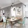 Garwarm Pendant Lighting with Spring Cage Vintage Adjustable Hanging Lighting Fixture 3-Lights Black Pendant Light for Kitchen Island Dining Room Foyer Farmhouse Bar