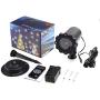 Snowfall LED Light Projector, Christmas Rotating Snowflake Projector Lamp with Remote Control, IP65 Waterproof White Snow for Decoration Lighting on Halloween Holiday Birthday Wedding Party