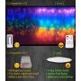 Something Unicorn - Rainbow LED String Curtain Lights with Remote for Teen Room, Girls Room, College Dorm, Nursery and Kids Room Décor (Premium Version)