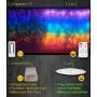 Something Unicorn - Rainbow LED String Curtain Lights with Remote for Teen Room, Girls Room, College Dorm, Nursery and Kids Room Décor (Premium Version)