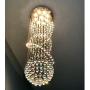 Chandelier Modern Crystal Raindrop Chandelier Lighting Flush Mount LED Ceiling Light Fixture Pendant Lamp for Dining Room Bathroom Bedroom Livingroom (Crystal chandeliers5)
