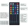 Miheal Led Strip Lights Kit 65.6ft(20M) 5050 SMD RGB Flexible LED Tape Lights Non-Waterproof with DC24V UL Power Supply 44Key IR Remote Controller for Under Cabinet Lighting Bedroom, Living Room Black