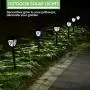 Nekepy Solar Lights Outdoor, Solar Powered Pathway Waterproof Landscape Light for Patio Walkway Driveway Garden Yard, 8 Pack Nekepy Solar Lights Outdoor, Solar Powered Pathway Waterproof Landscape Light for Patio Walkway Driveway Garden Yard, 8 Pack