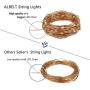 Albelt 2-Pack Each 72ft 200 LED Solar Lights Outdoor String (Ultra-Bright & Extra-Long), Upgraded Solar String Lights, IP65 Waterproof Copper Wire 8 Mode Solar Powered Fairy Lights (Blue)
