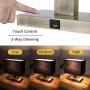 Nocolliny Modern Dimmable Touch Lamp with USB Charging Port for Bedroom, Living Room